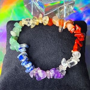 Chakra crystal bracelet
